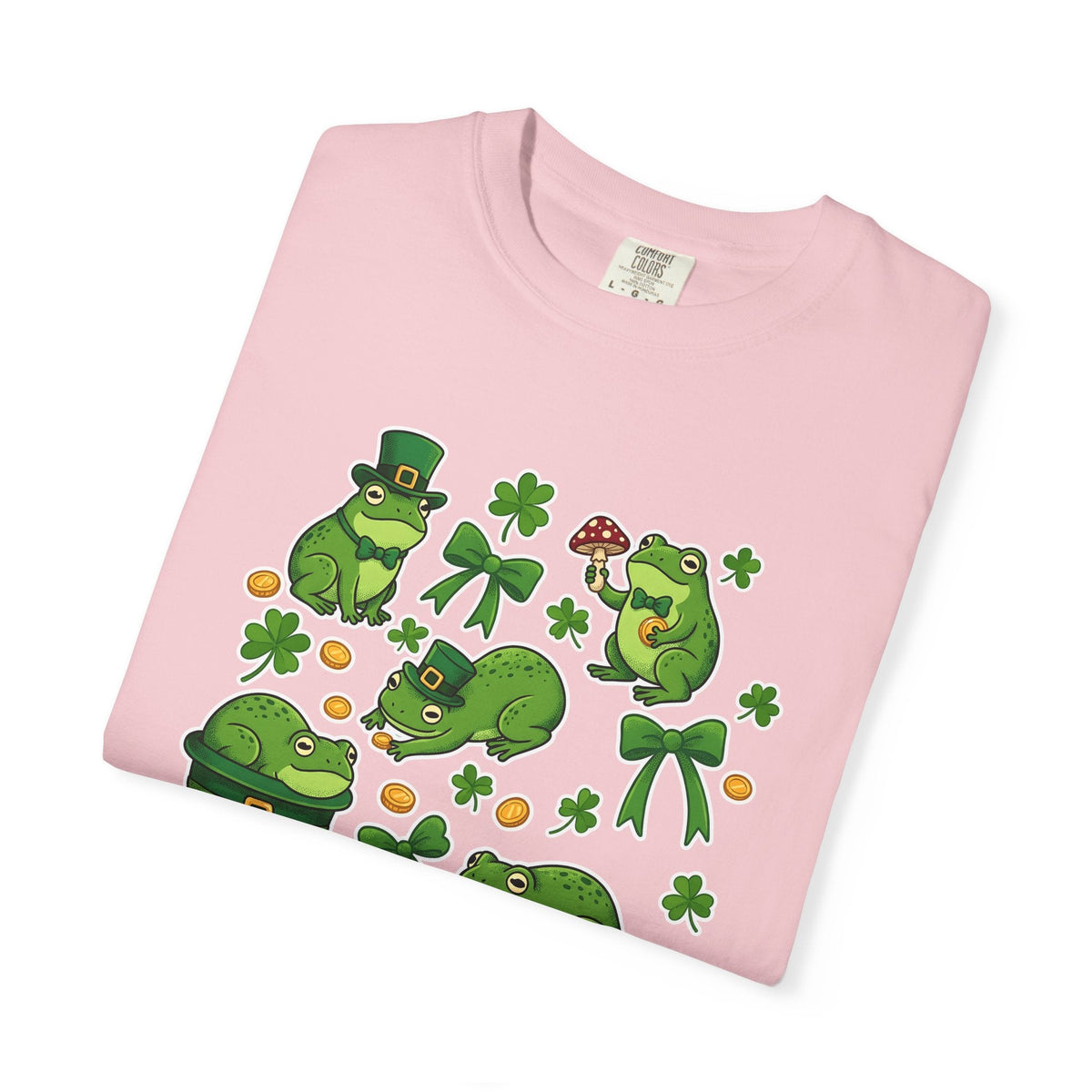 Frog Illustration Shirt St Patrick's Day Wildlife Unisex product image 11