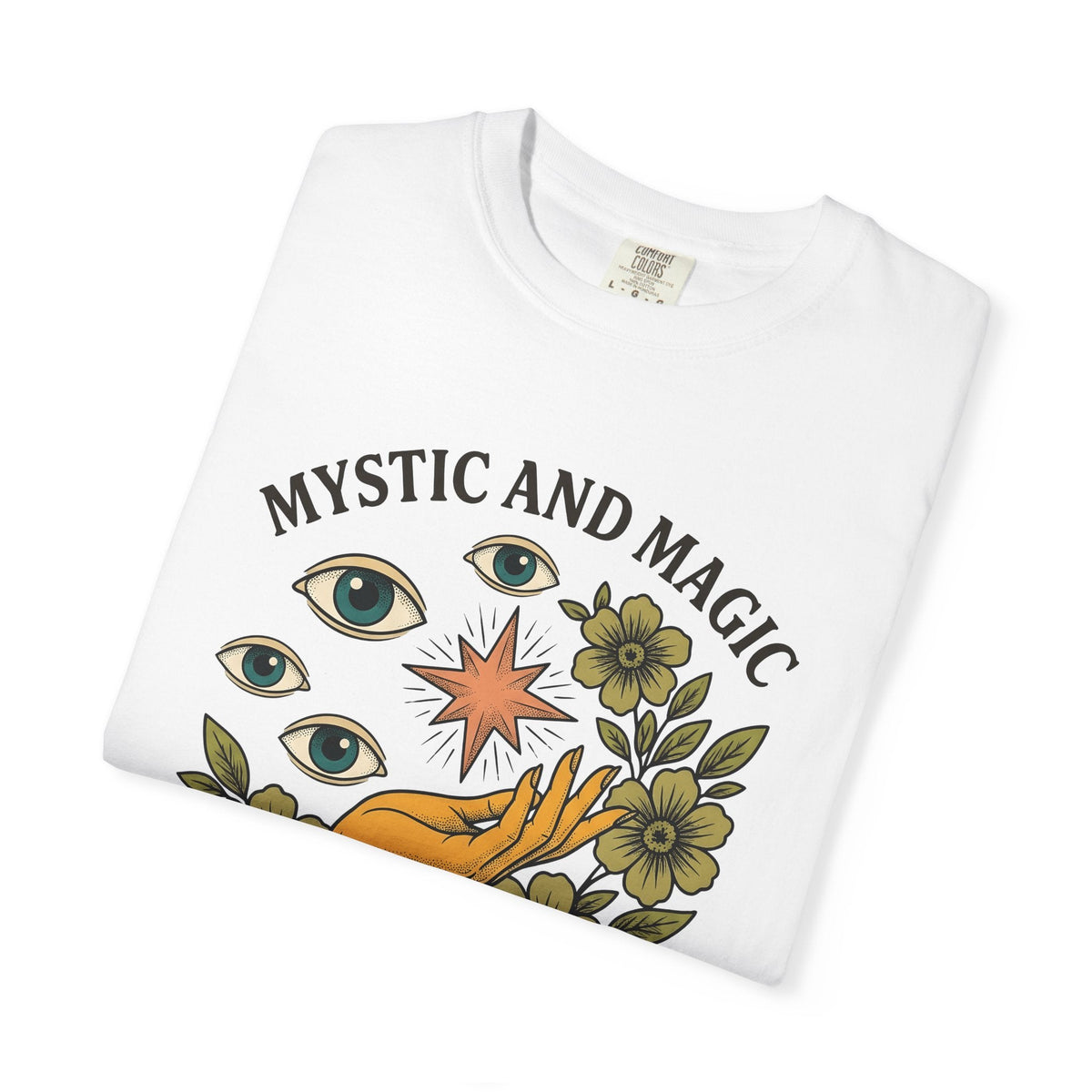 Hand Eye Bloom Shirt Boho Chic Wellness Unisex Gift Rustic product image 5