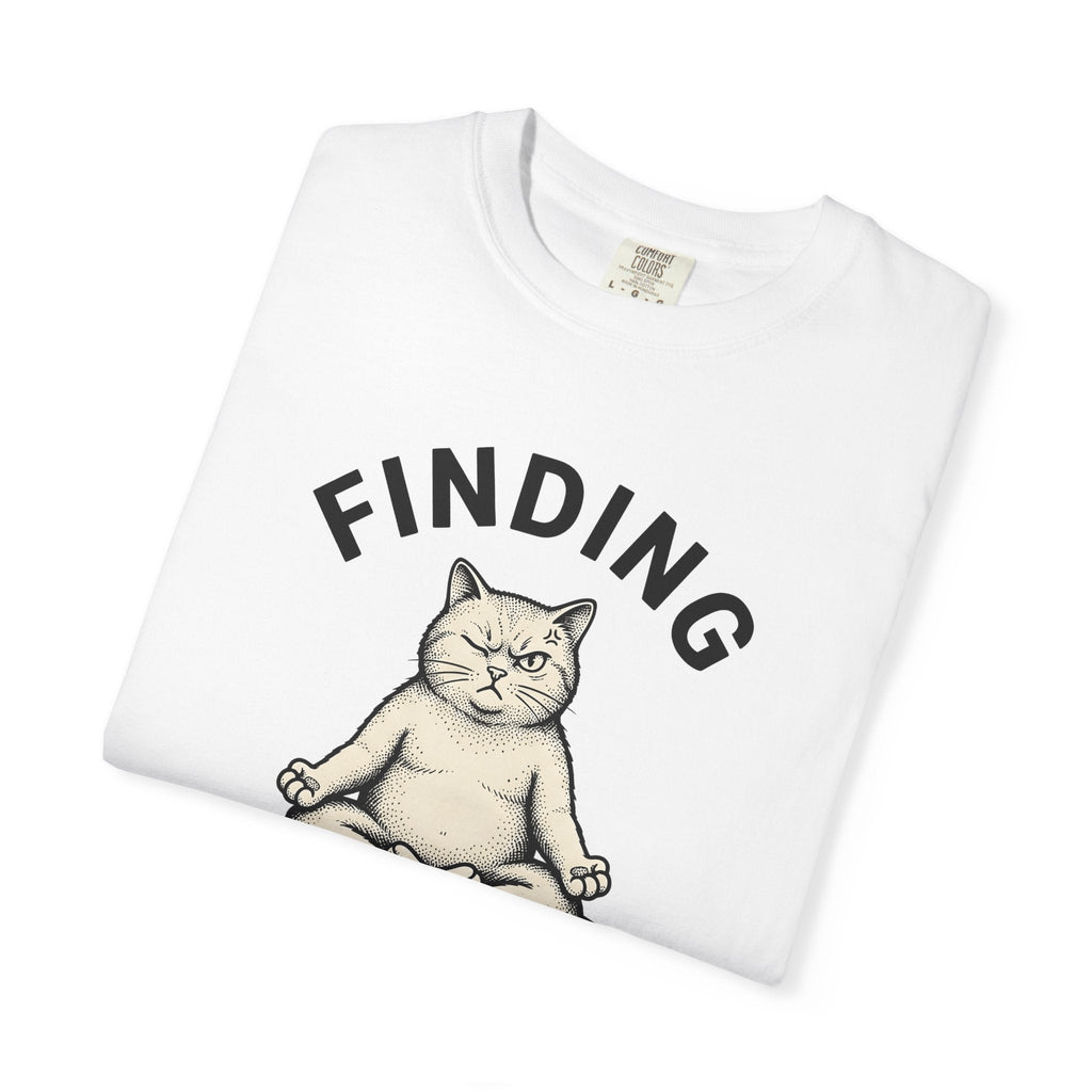 Zen Cat Shirt Fitness Unisex Gift Retro Tee Kitty T-Shirt product image 5