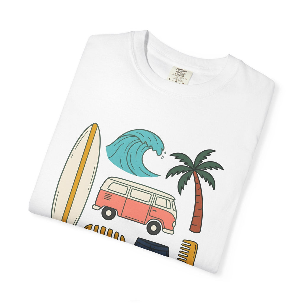 Beach Van Surfboard Shirt Surfing Ocean Unisex Gift Line product image 5