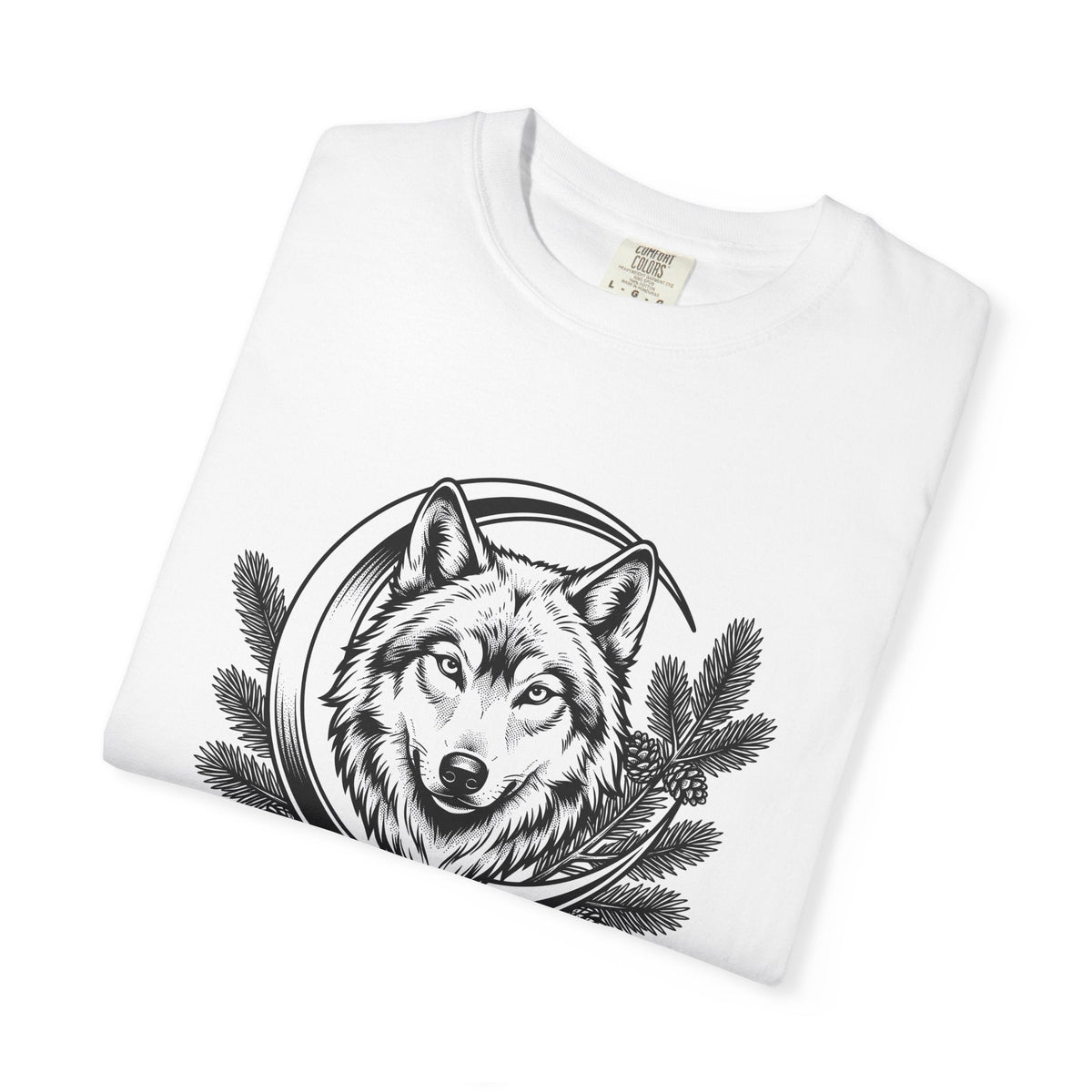 Wolf Face Shirt Boho Chic Outdoors Unisex Gift Sketch Tee product image 5