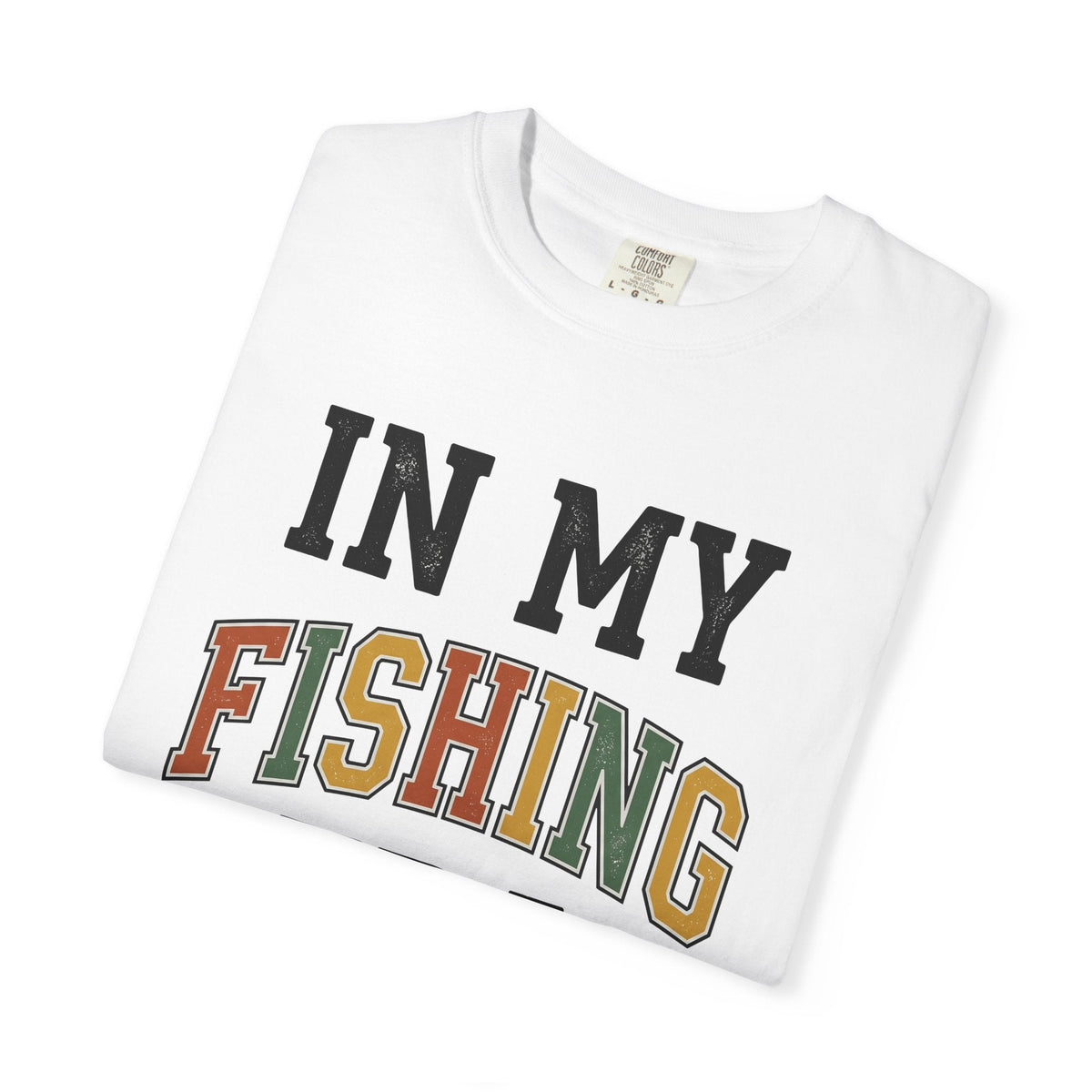 Varsity Patch Text Shirt Fishing Adventure Unisex Gift product image 5