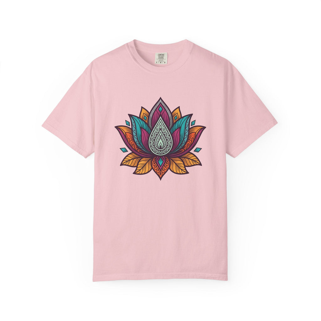 Mandala Lotus Shirt Boho Chic Yoga Unisex Gift Tee Sacred product image 3