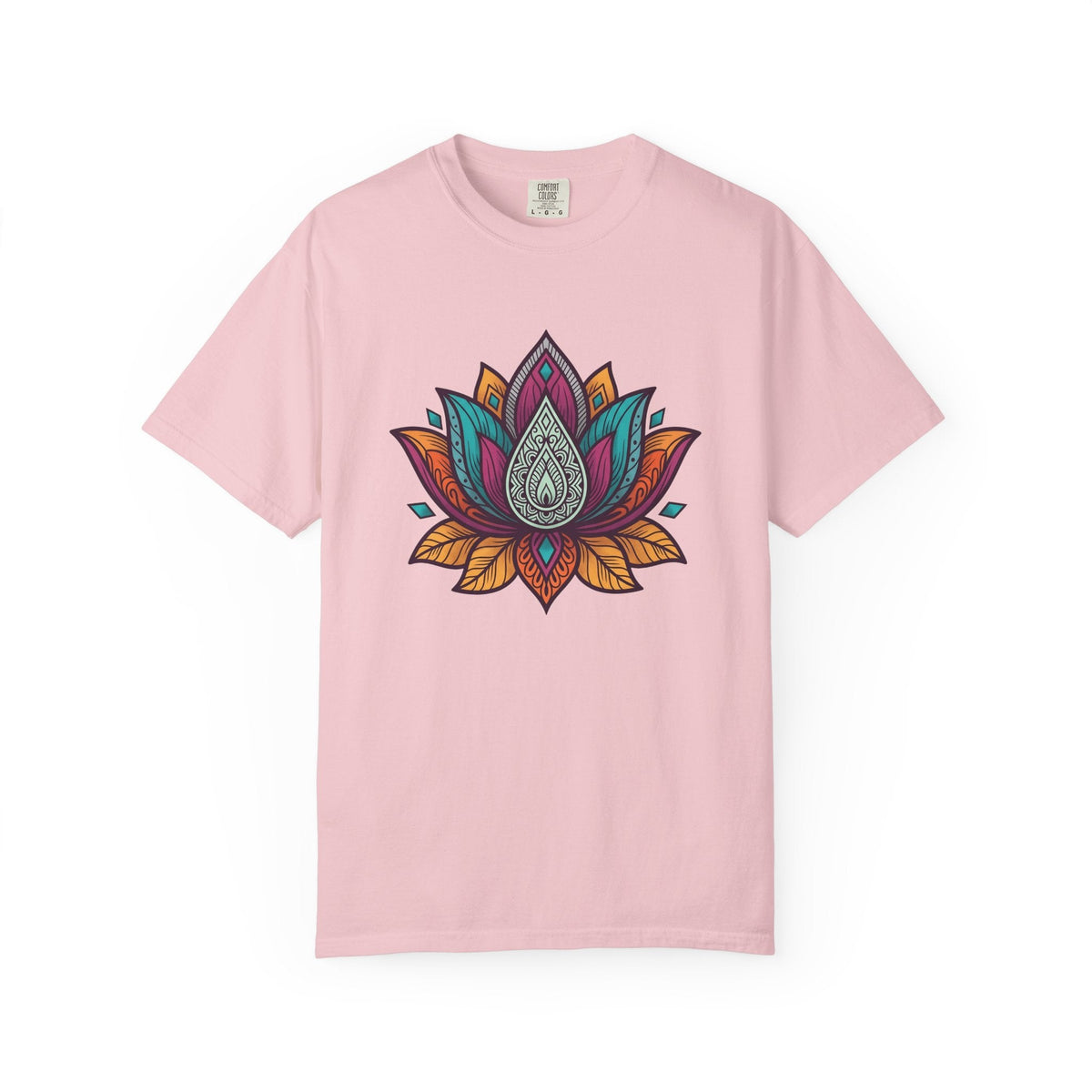 Mandala Lotus Shirt Boho Chic Yoga Unisex Gift Tee Sacred product image 3