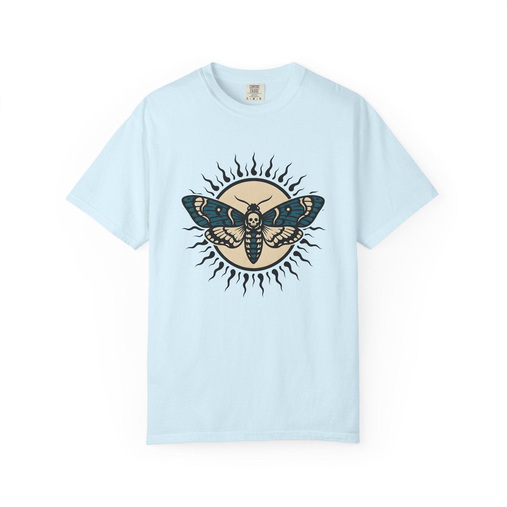 Skull Moth Shirt Boho Chic Dark Gift Women Traditional product image 2