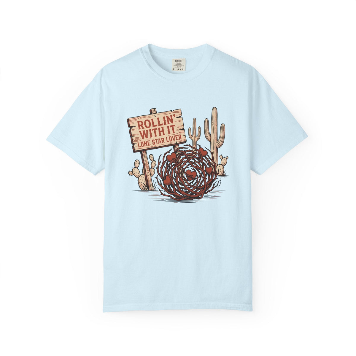Tumbleweed Heart Shirt St. Valentine's Day Country Unisex product image 2