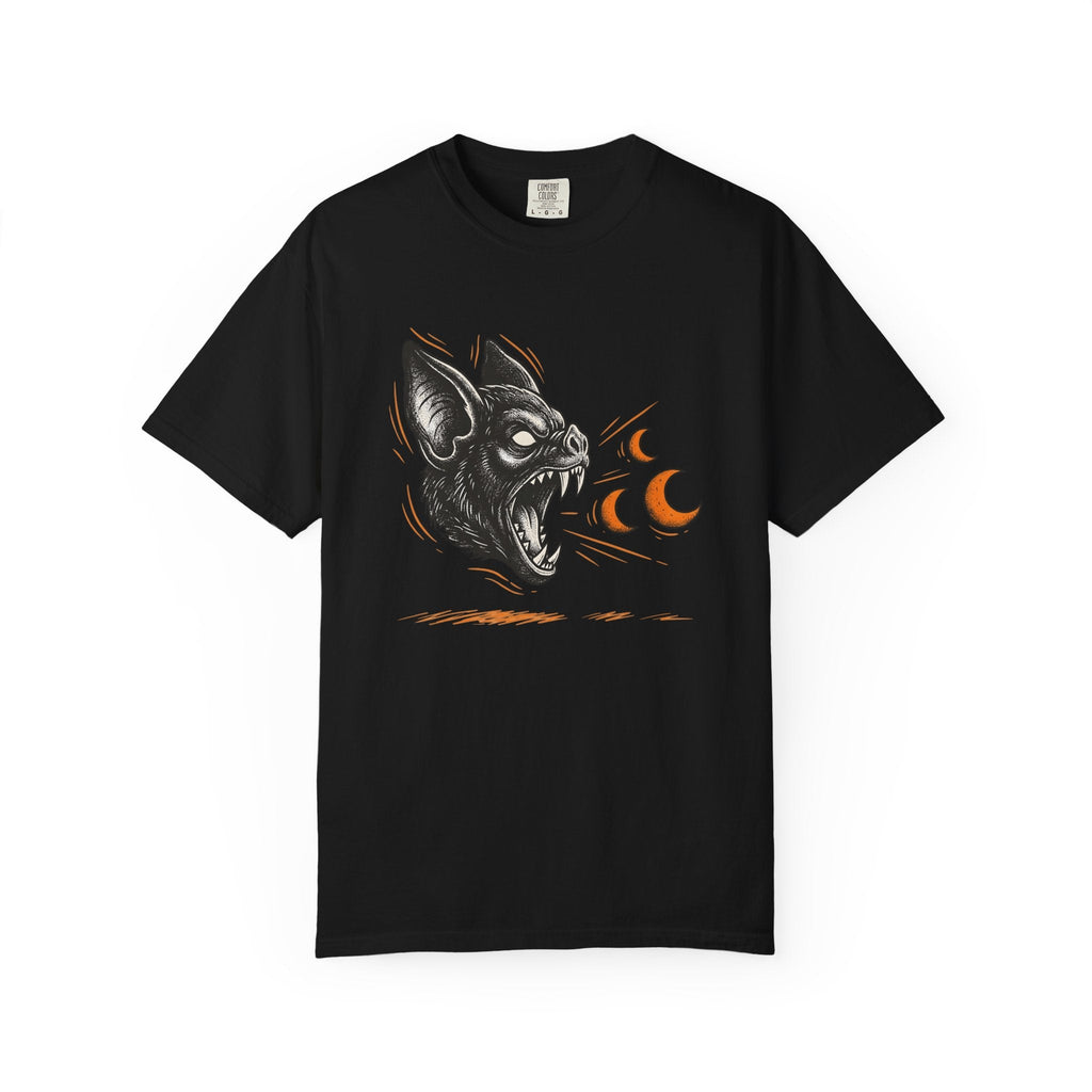 Bat Head Tattoo Style T-Shirt – Gothic Halloween Horror product image 4