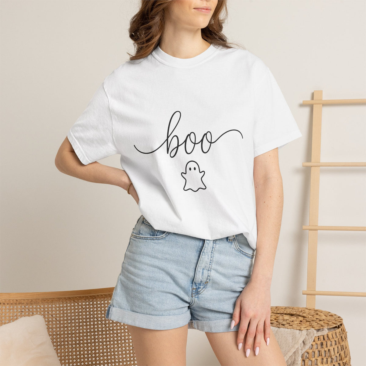 Ghost Illustration Shirt Halloween Ritual Unisex Gift product image 6