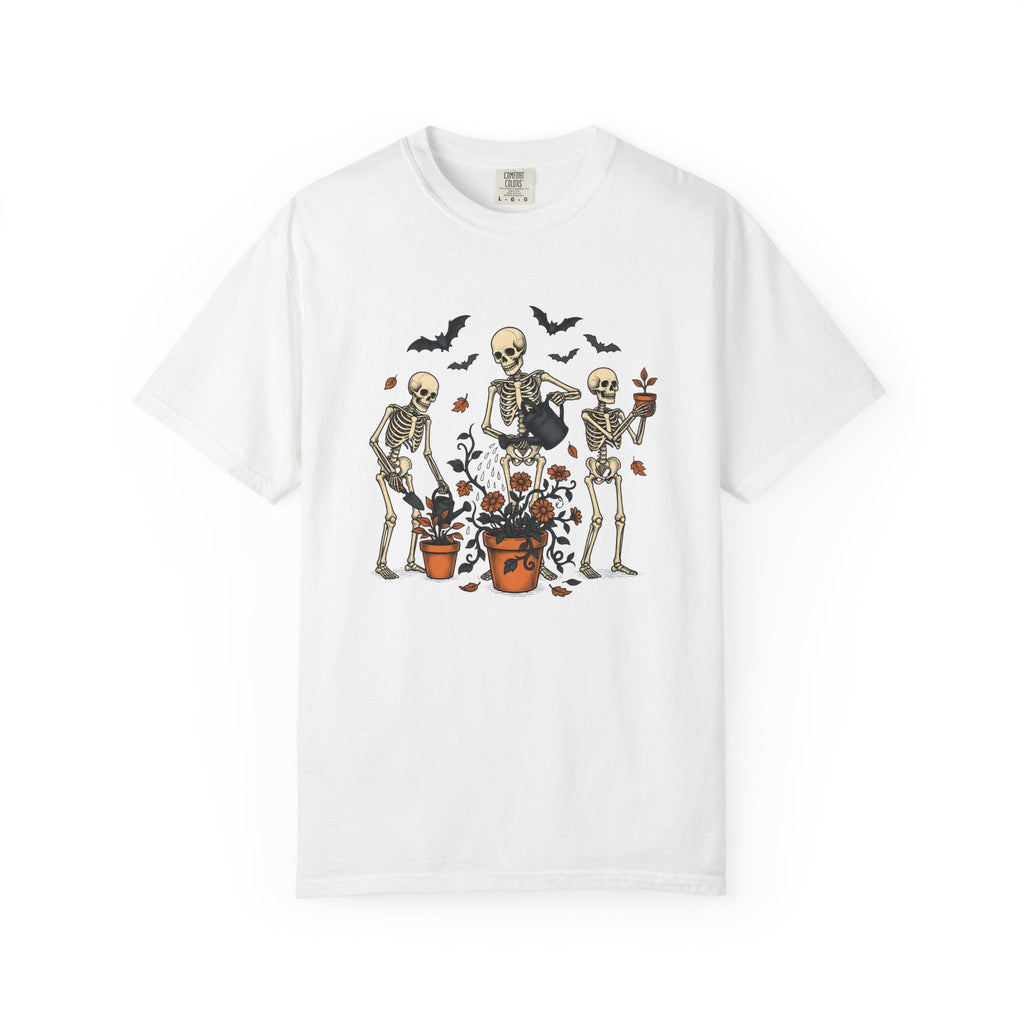 Skeleton Gardening Shirt Halloween Macabre Unisex Gift Old product image 1