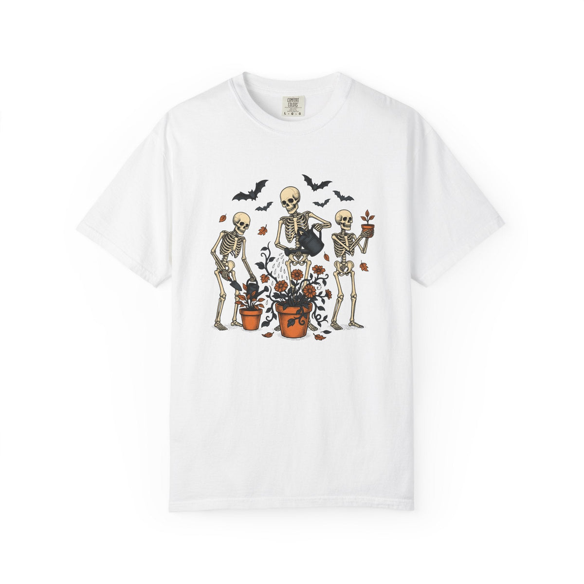 Skeleton Gardening Shirt Halloween Macabre Unisex Gift Old product image 1