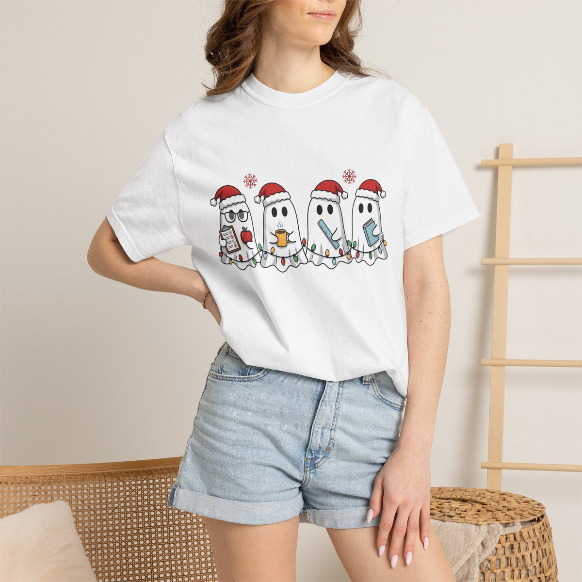 Holiday Ghost Shirt Teachers Celebration Unisex Gift Sweet product image 7