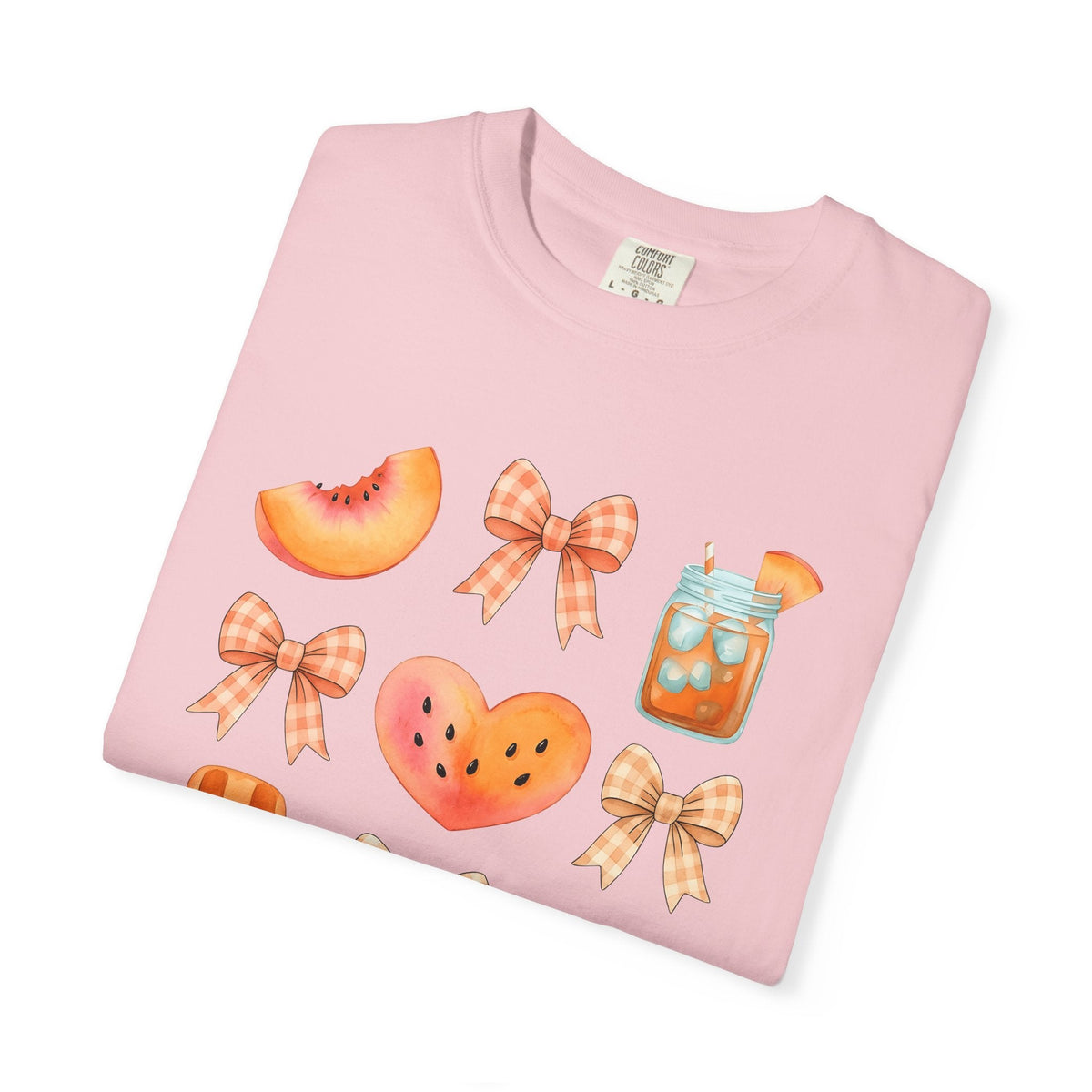 Peach Fruit Graphic Shirt Desserts Summer Unisex Gift product image 11