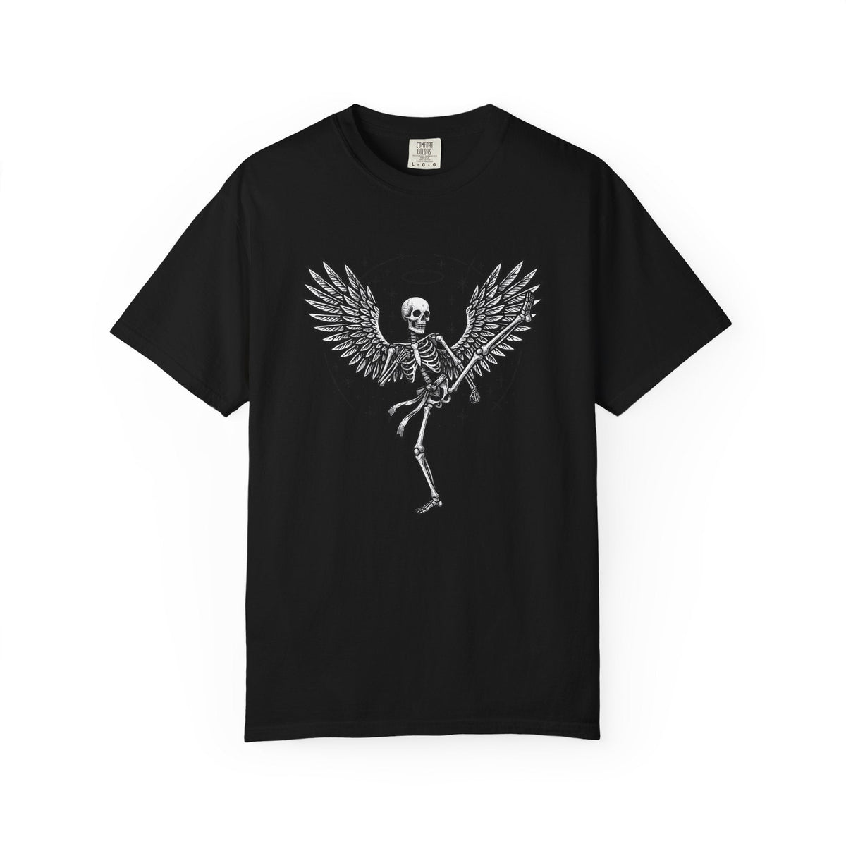 Angel Skull Shirt Sports Combat Unisex Gift Ink Tee Sugar product image 4
