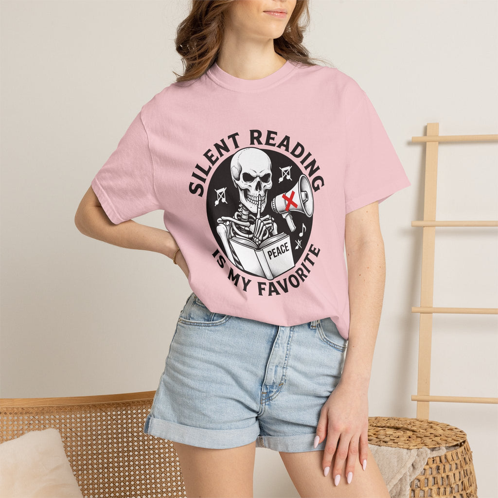 Skull Reading Book Ink T-Shirt – Dark Bookish Teacher product image 12