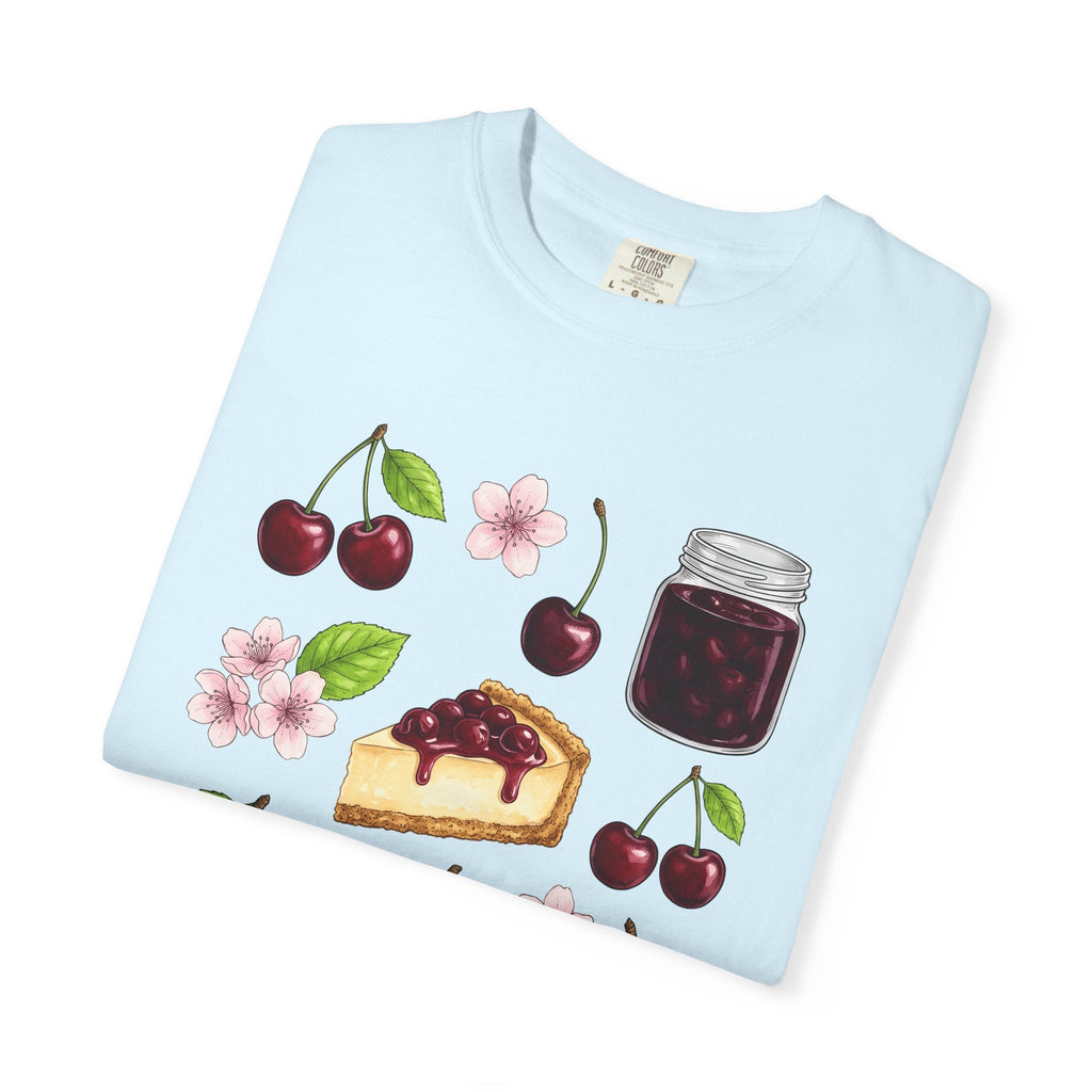 Cherry Tart Shirt Desserts Confections Unisex Gift Line Art product image 8