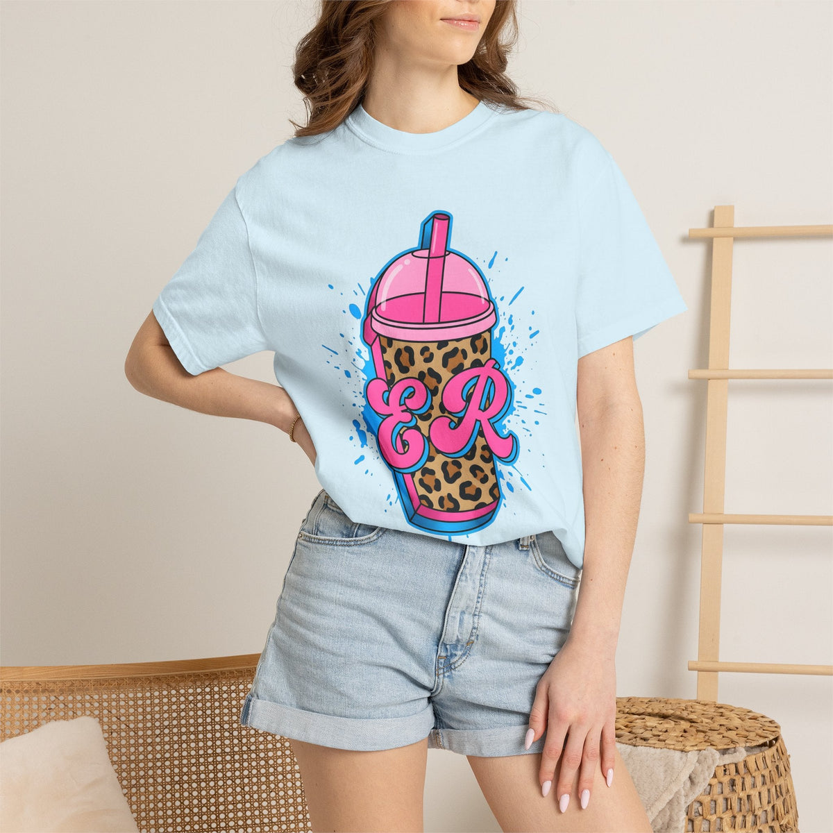 Leopard Print Tumbler Shirt Nurses Animal Unisex Gift Bold product image 9