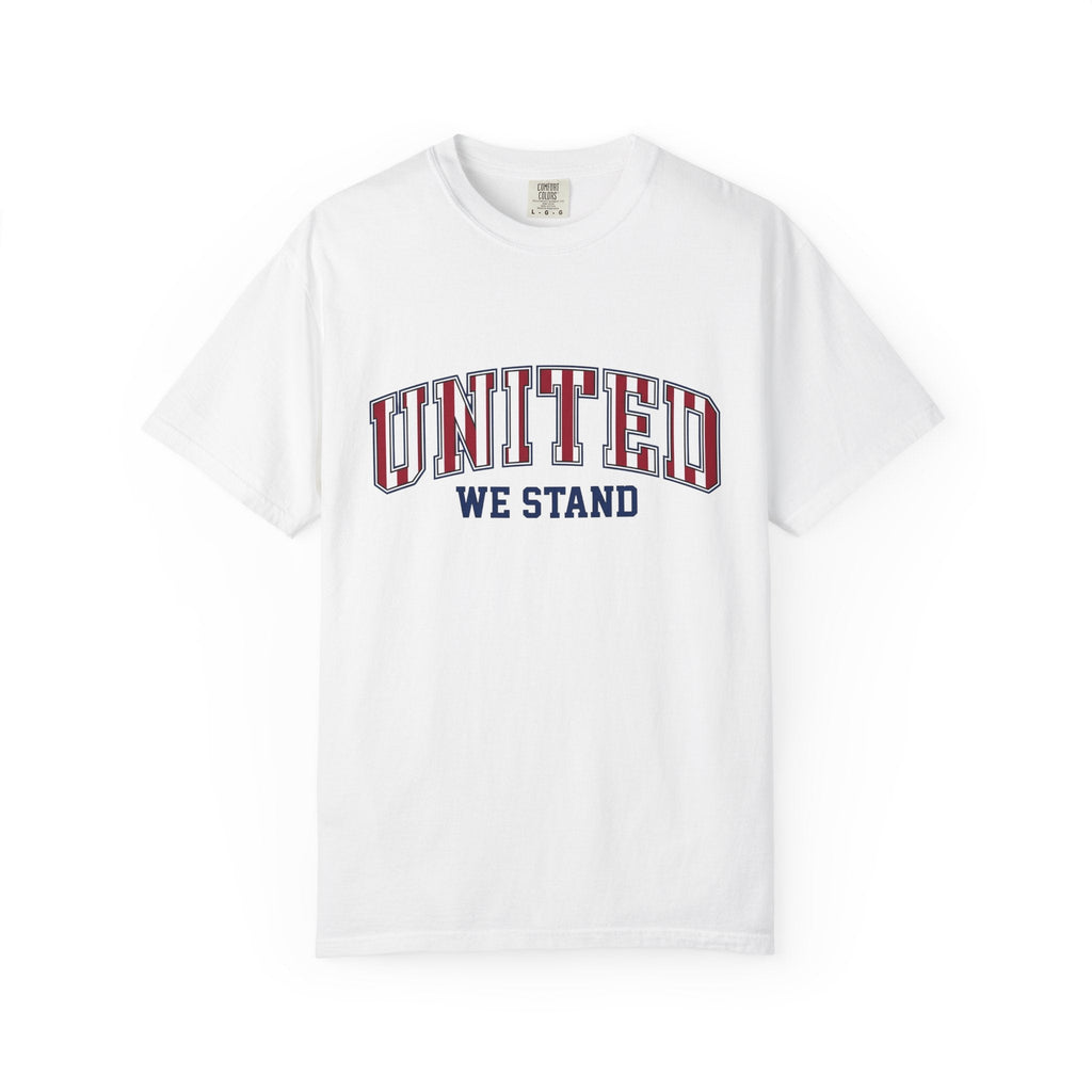 Patriotic Varsity Text Shirt America Holiday Gift Women product image 1