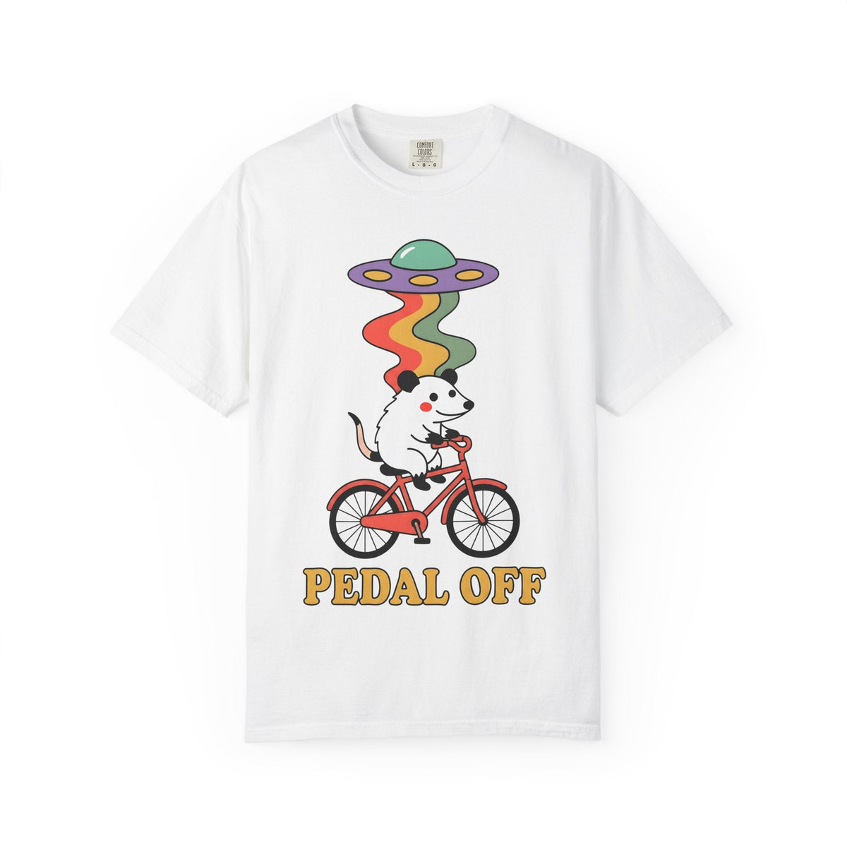 Opossum Bike Shirt Sports Biking Unisex Gift Comic Tee product image 1