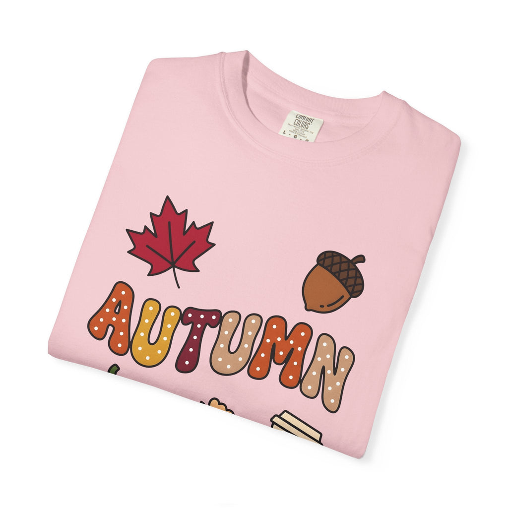 Fall Icons Line Art T-Shirt – Autumn Harvest Symbols product image 11