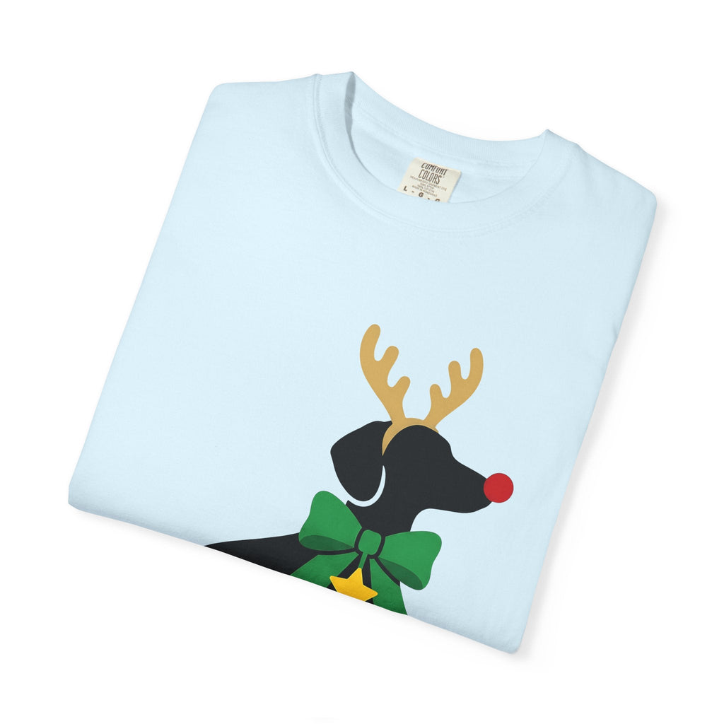 Sausage Dog Shirt Christmas Dogs Unisex Gift Outline Tee product image 8