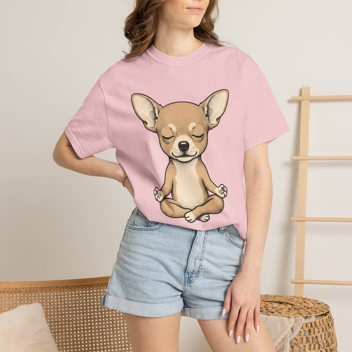 Chihuahua Stretching Shirt Dog Relaxation Unisex Gift product image 12