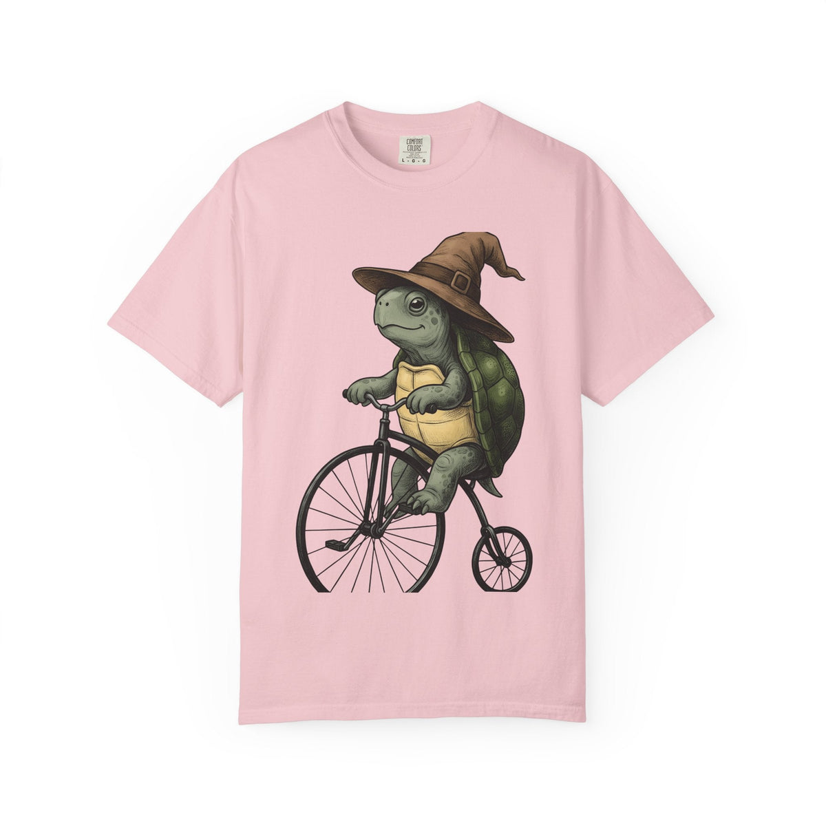 Turtle Bike Shirt Teacher Pets Unisex Gift Hand Drawn Tee product image 3