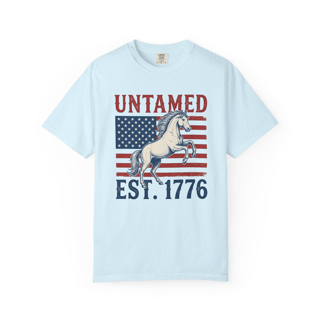 Patriotic Horse Shirt America Western Unisex Gift Vintage product image 2