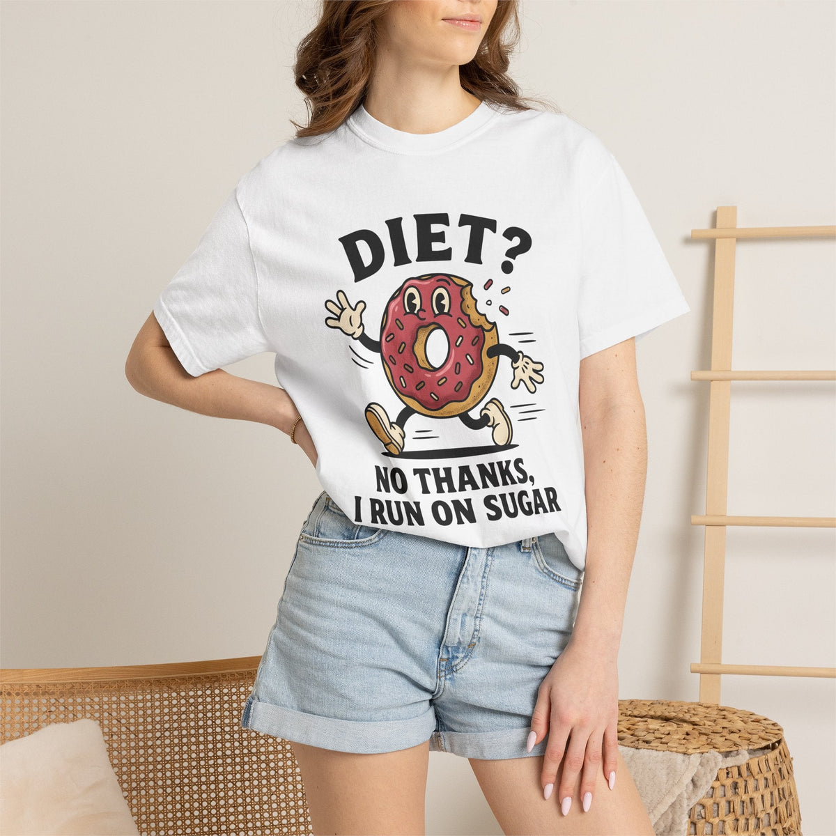 Donut Character Shirt Desserts Humor Unisex Gift Cartoon product image 6