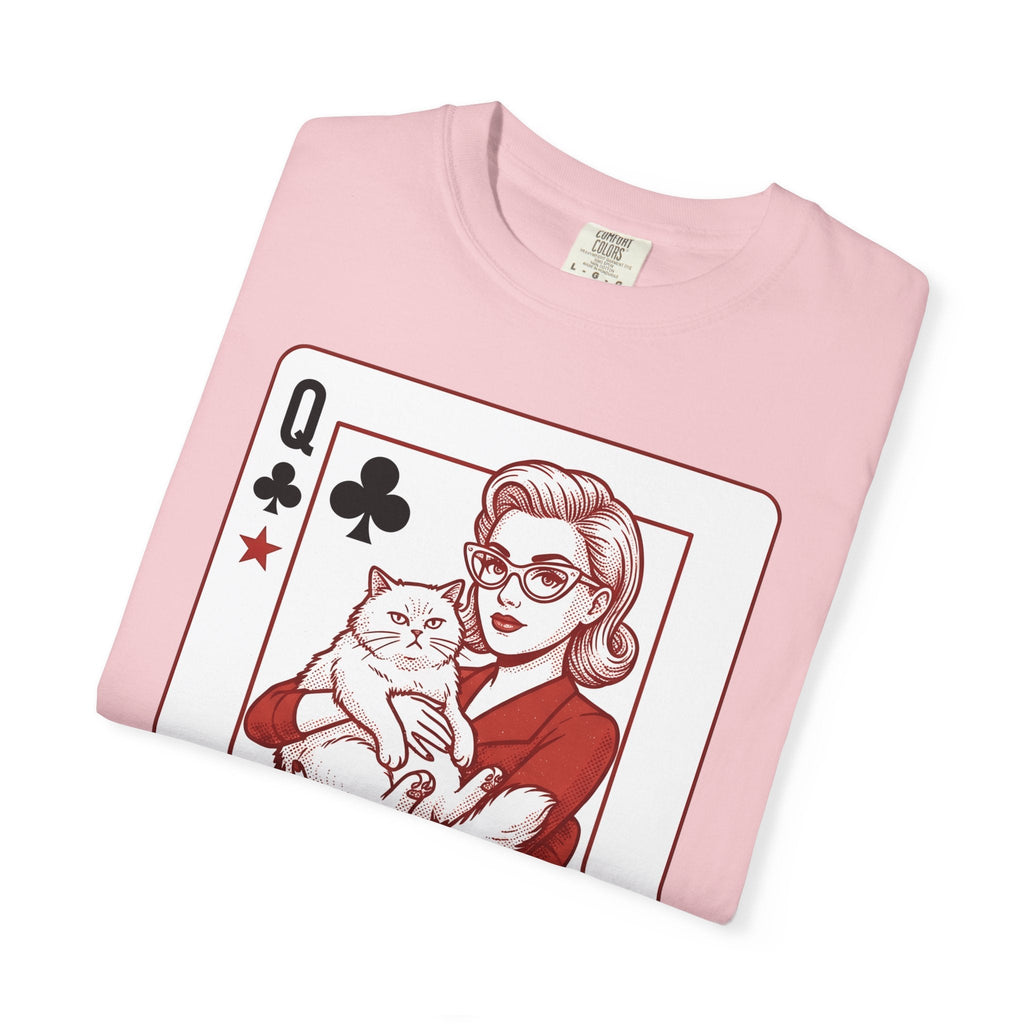 Queen Cat Playing Card Old School T-Shirt – Valentine's Day product image 11
