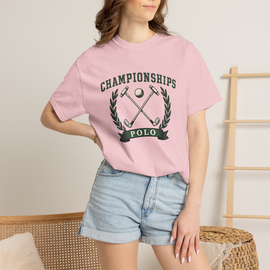 Polo Mallets Shirt Competition Unisex Gift Rustic Tee product image 12