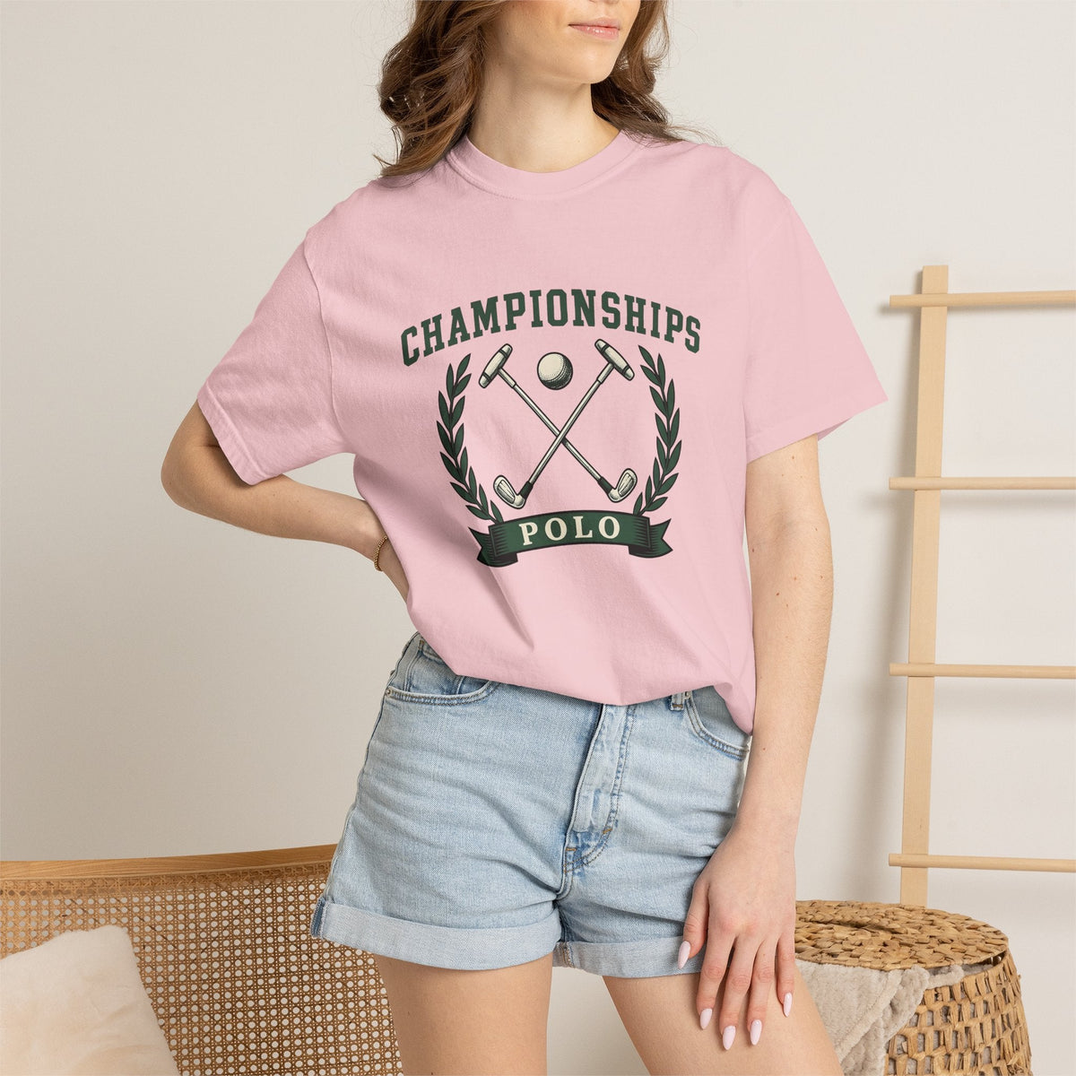 Polo Mallets Shirt Competition Unisex Gift Rustic Tee product image 12