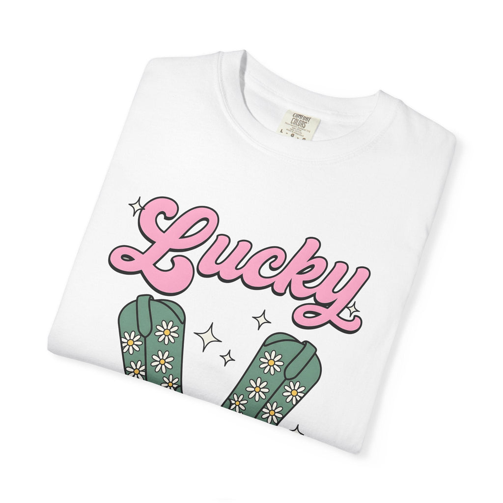 Leather Boots Shirt Cowgirl Country Gift Women Animated Tee product image 5