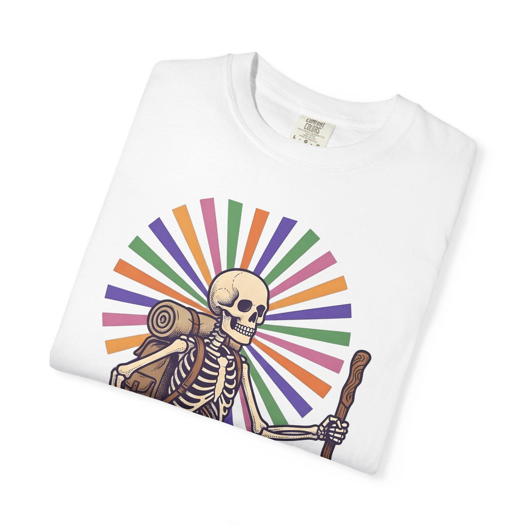 Skull Backpacker Shirt Hiking Camping Gift Women Rustic Tee product image 6