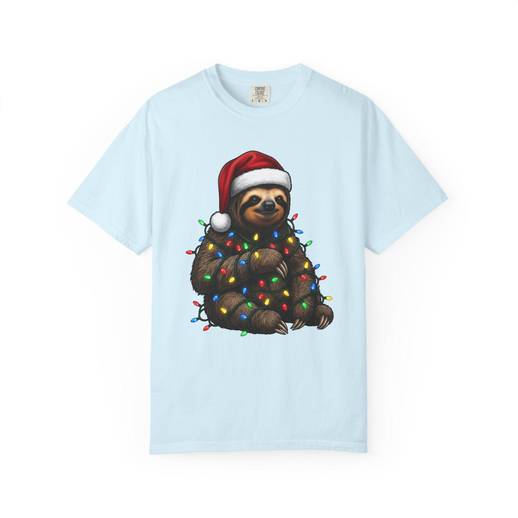Sloth Holiday Hat Shirt Christmas Creatures Unisex Gift Animation Tee Sloth Hat