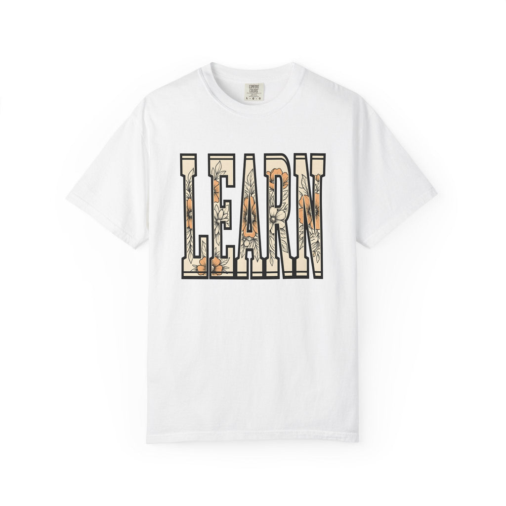Flower Lettering Shirt Teacher School Unisex Gift Hippie product image 1