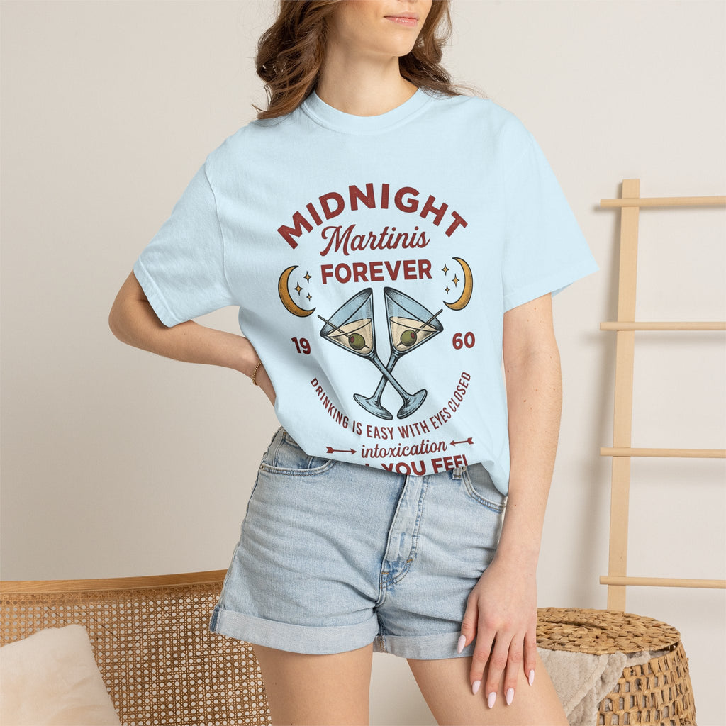 Martini Glass Shirt Drinks Event Unisex Gift Antique Tee product image 9