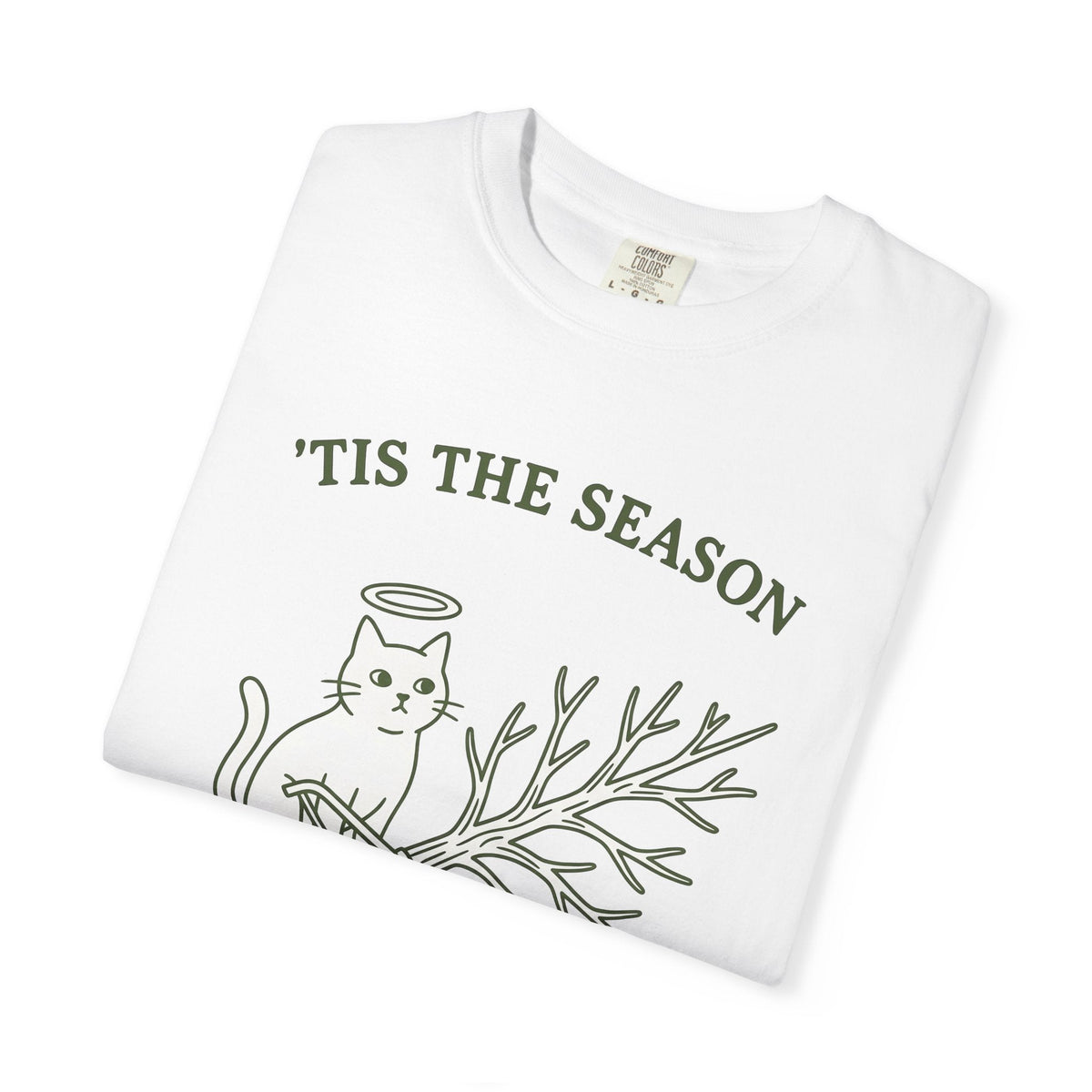 Kitty Tree Shirt Christmas Pet Shop Unisex Gift Cartoon Tee product image 5