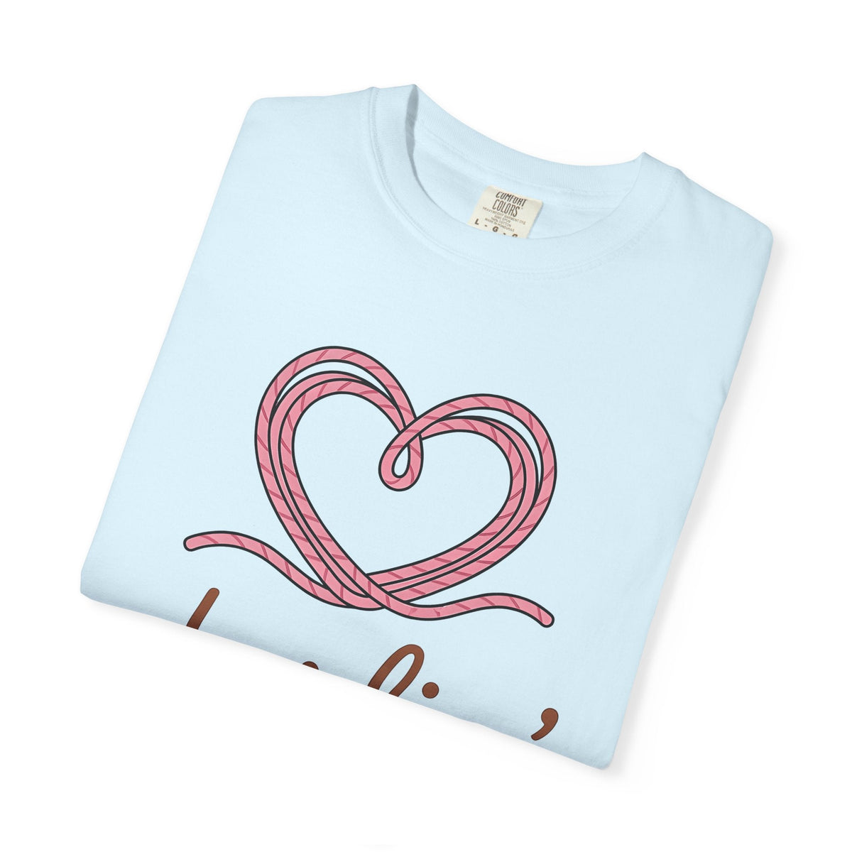 Rope Heart Shirt Cowgirl Ranch Gift Women Simple Tee product image 8