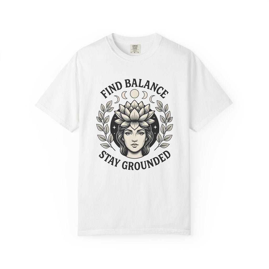 Lotus Bloom Girl Shirt Yoga Wellness Gift for Women Earthy product image 1