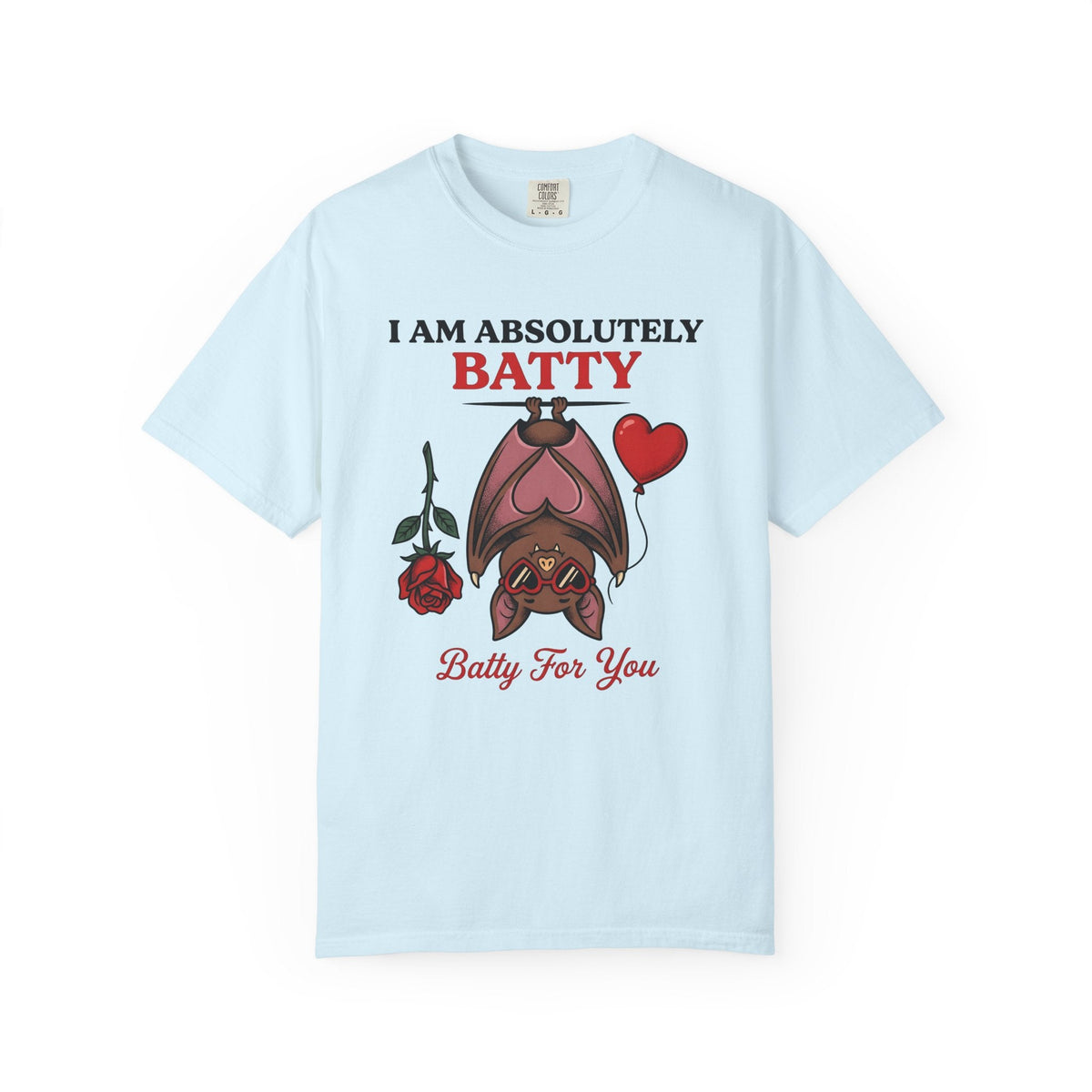 Bat Love Shirt Valentine Wildlife Unisex Gift Comic Tee product image 2