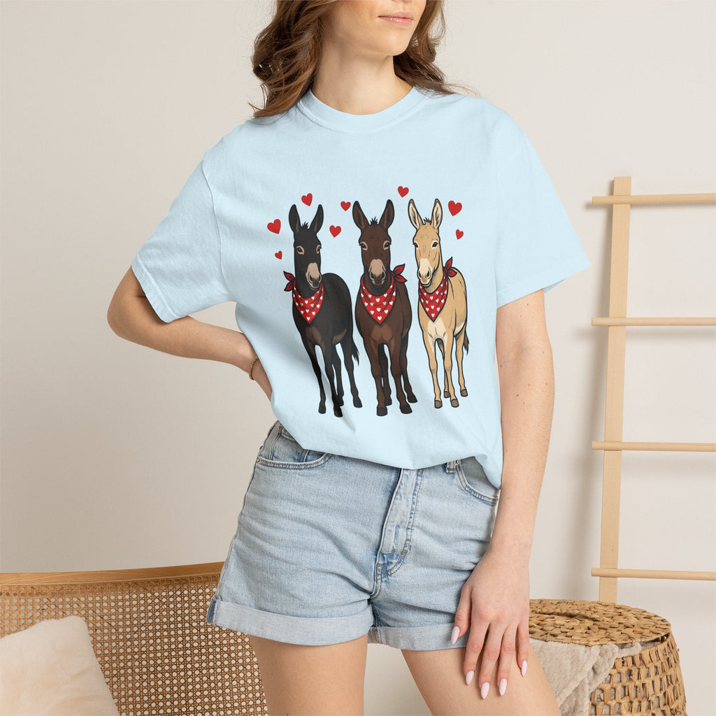 Donkey Group Shirt St. Valentine's Day Wildlife Unisex Gift product image 9