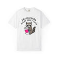 Raccoon Coffee Mug Comic T-Shirt – Funny Nurse Wildlife Caffeine, Unisex Graphic Tee