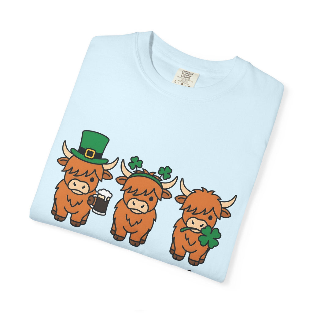 Highland Cow Shirt St Patrick's Day Animal Unisex Gift Cute product image 8