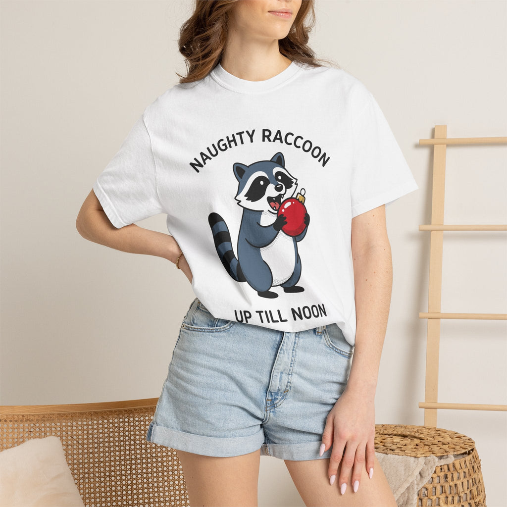 Raccoon Illustration Shirt Funny Wildlife Unisex Gift Comic product image 6