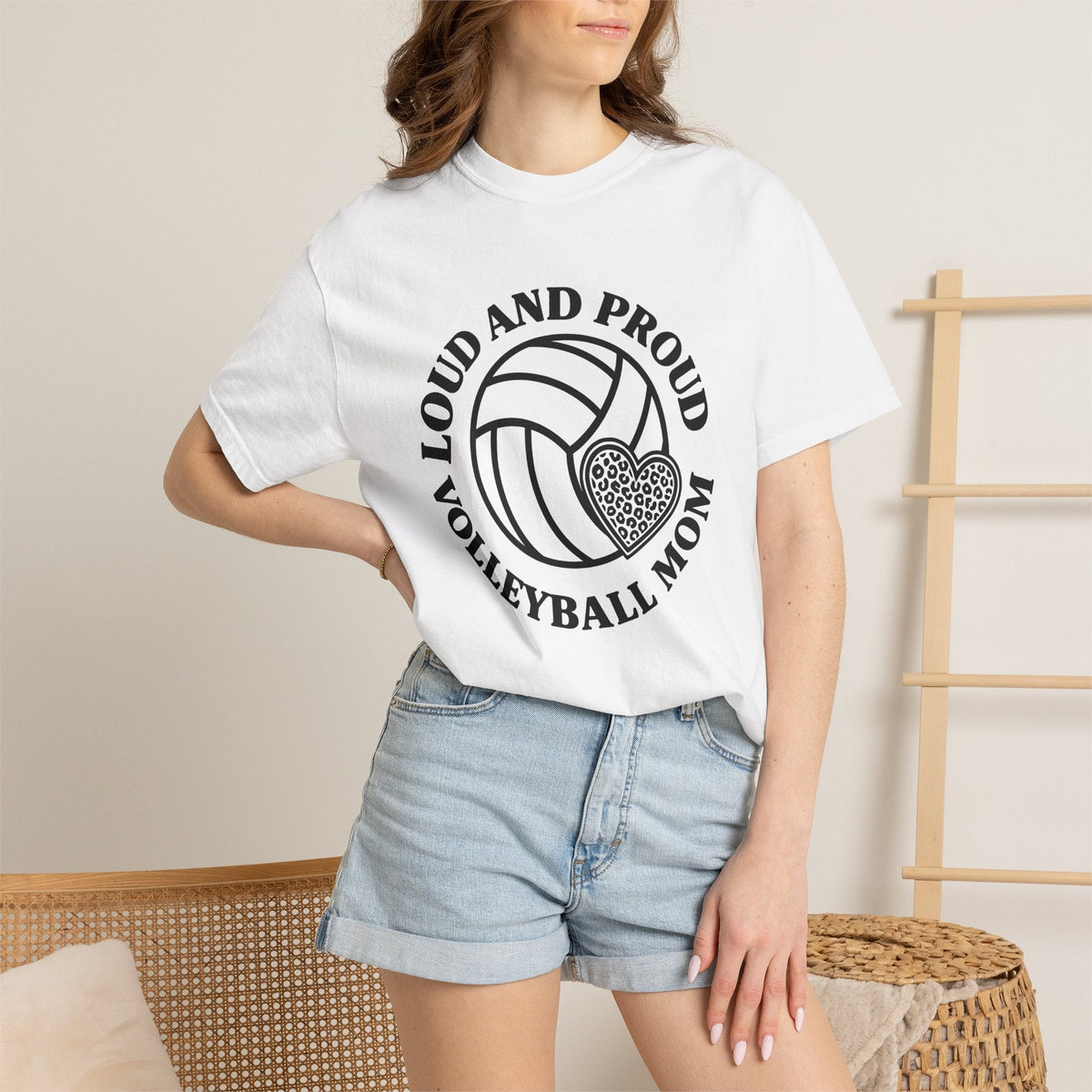 Volleyball Heart Shirt Mom Exercise Gift for Women Striking product image 6