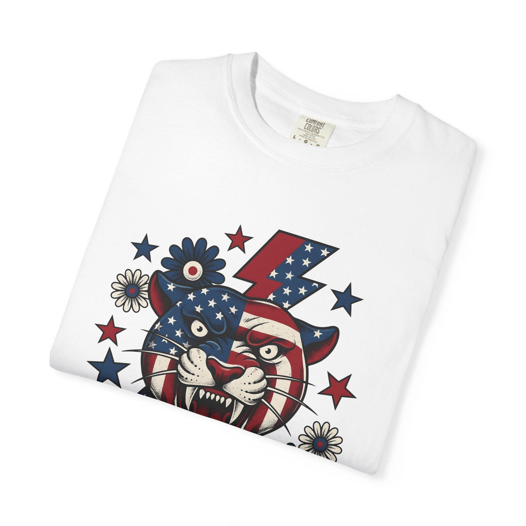 Freedom Panther Shirt America Fauna Gift Women Heritage Tee product image 5