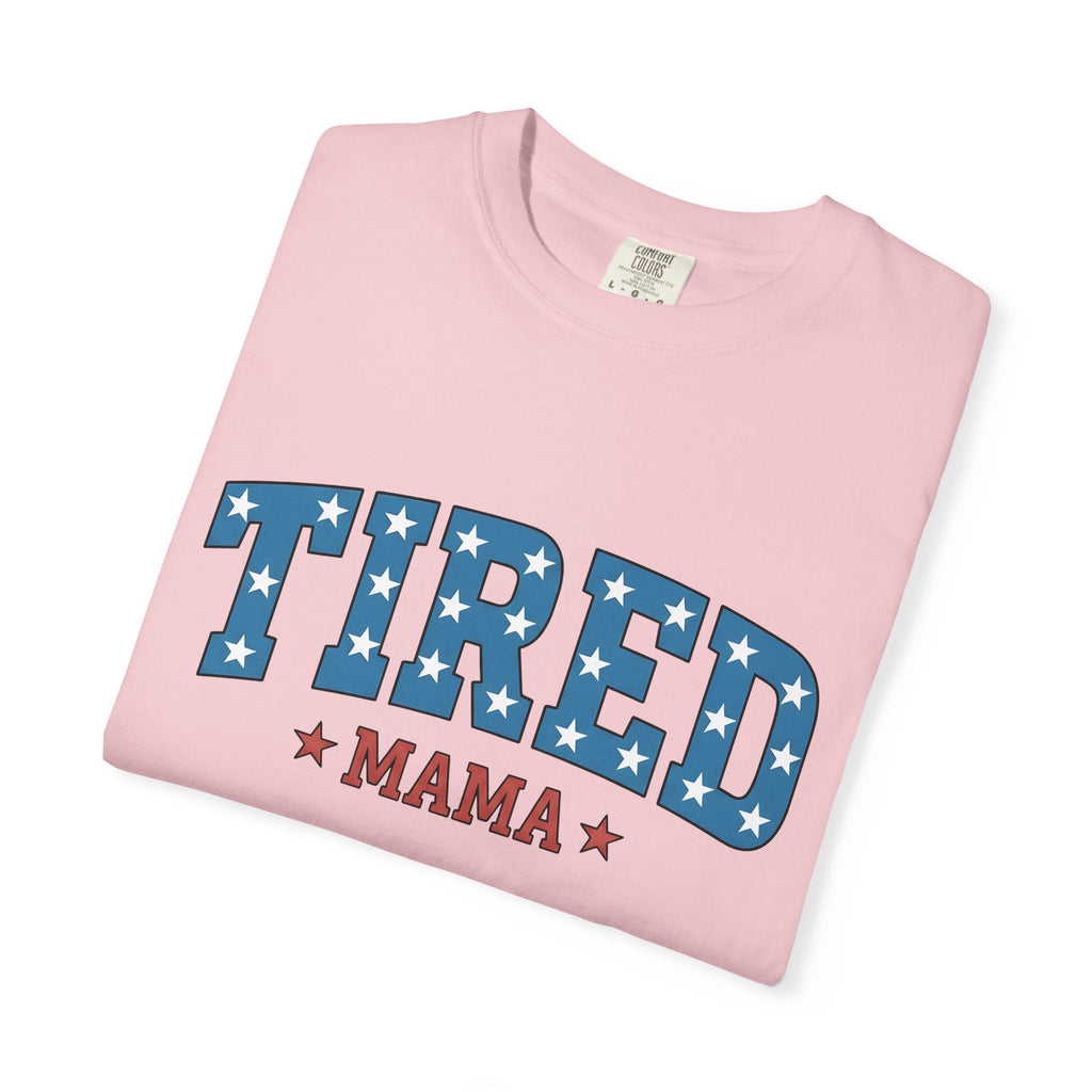 Star Pattern Lettering Shirt Moms Flag Gift for Women product image 11