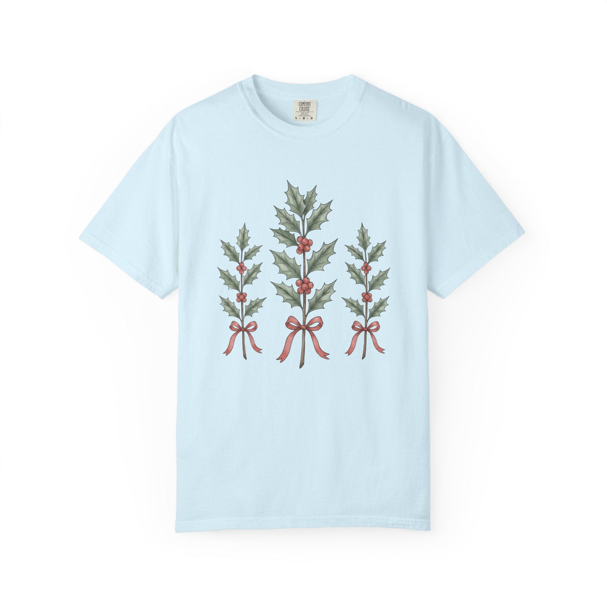 Festive Greenery Shirt Christmas Event Unisex Gift Leaf Art product image 2