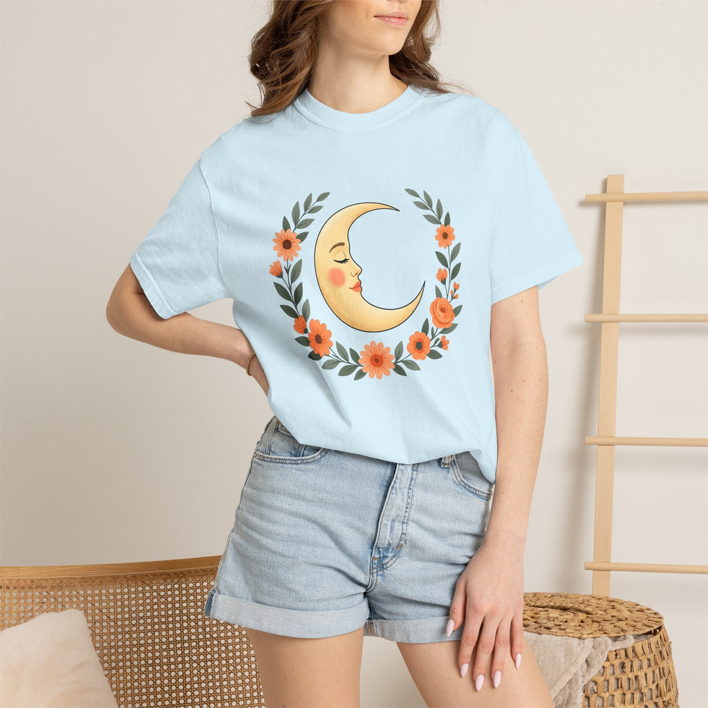 Crescent Moon Shirt Boho Chic Astrology Unisex Gift Hippie product image 9
