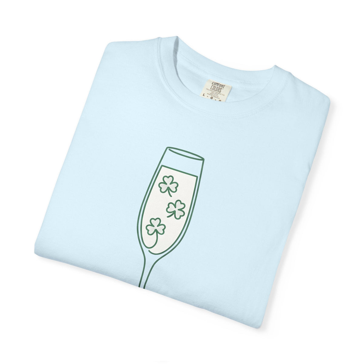 Champagne Flute Shirt St Patrick's Day Celebration Unisex product image 8